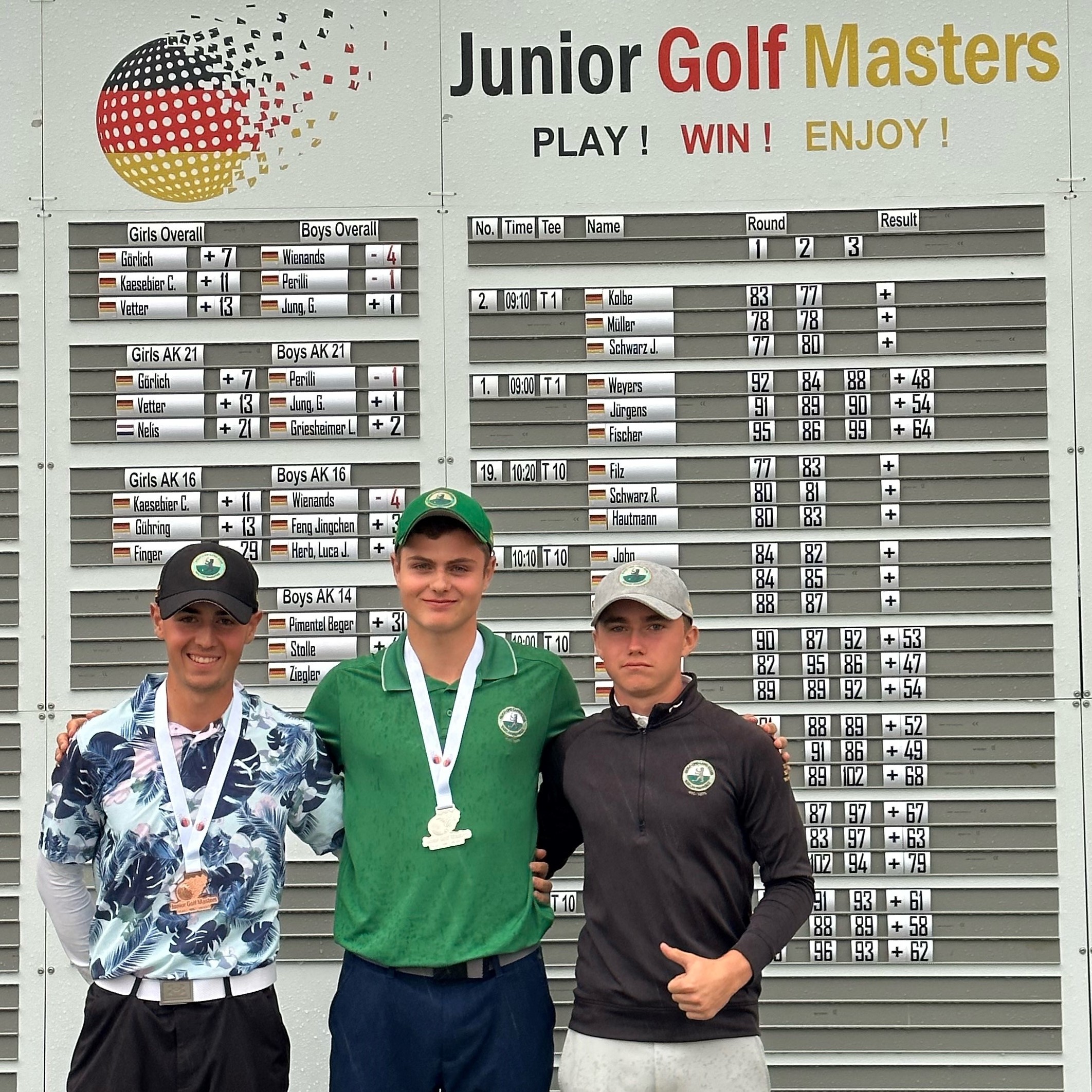 Leander Wienands Zweiter des Junior Golf Masters