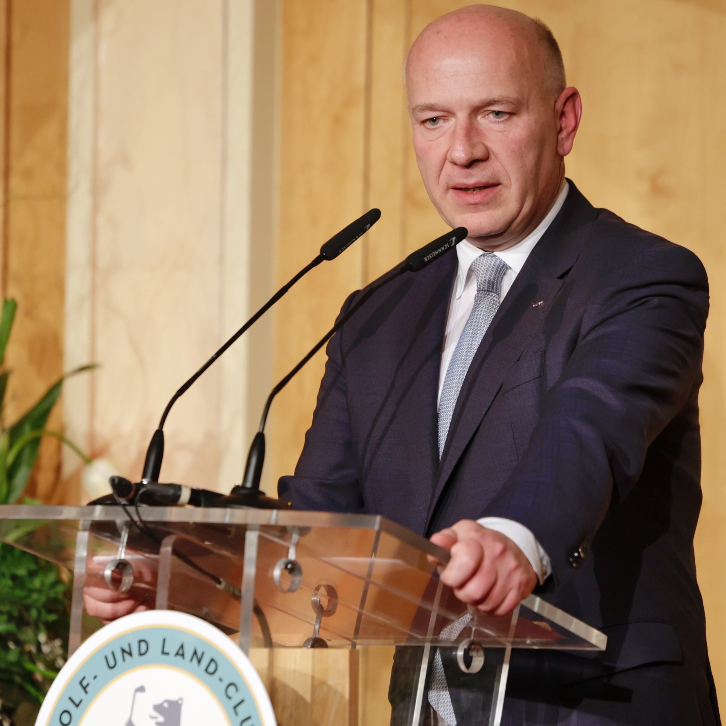 Regierender Bürgermeister von Berlin Kai Wegner Ehrengast beim Wannsee-Neujahrsempfang