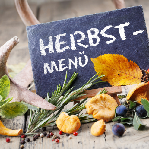 Herbstzeit im Restaurant