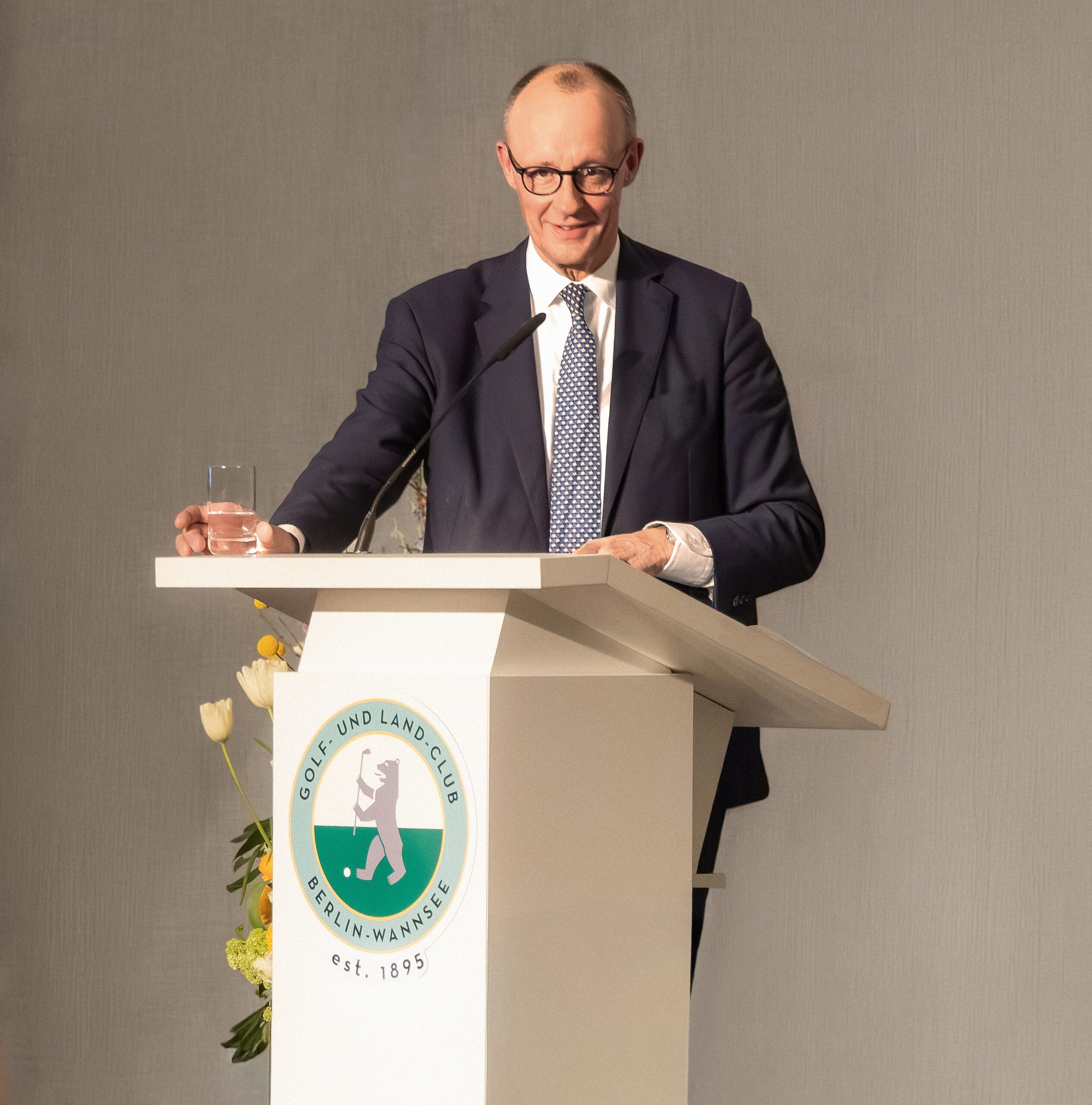 Bundeskanzler Friedrich Merz beim Wannsee-Neujahrsempfang