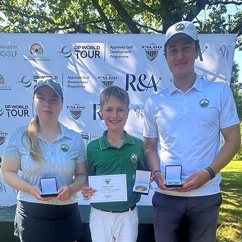 Alwin Türklitz gewinnt Faldo Junior Cup